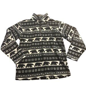 Winter Bear Fleece Jacket for Boys - Size 6-7